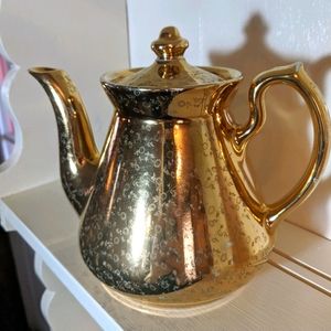 Vintage Gold Teapot